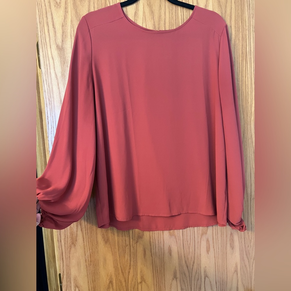 Loft Simple Rust Blouse - image 4